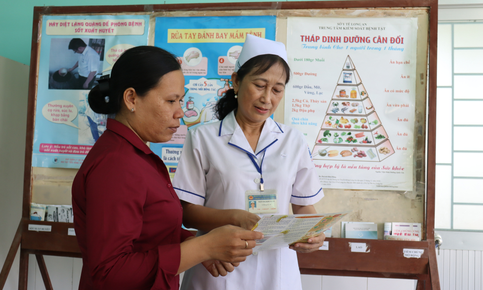 Trạm y tế xã Long Cang - Điểm sáng chăm sóc sức khỏe Nhân dân