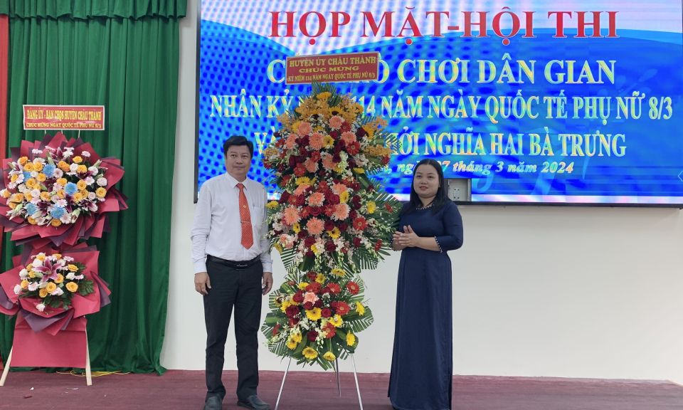 Châu Thành họp mặt nhân kỷ niệm ngày Quốc tế Phụ nữ 8/3