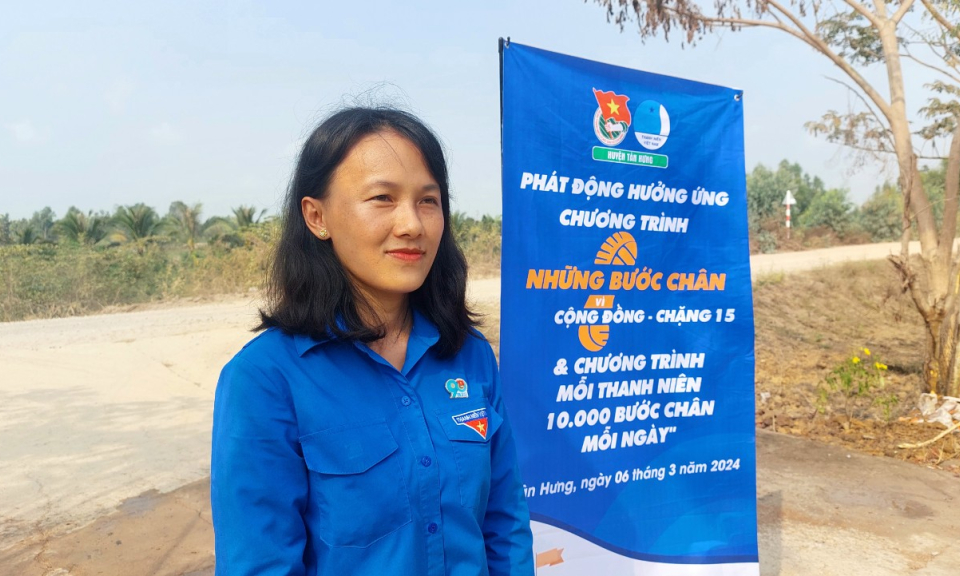 Tân Hưng phát động hưởng ứng Chương trình “Những bước chân vì cộng đồng” năm 2024