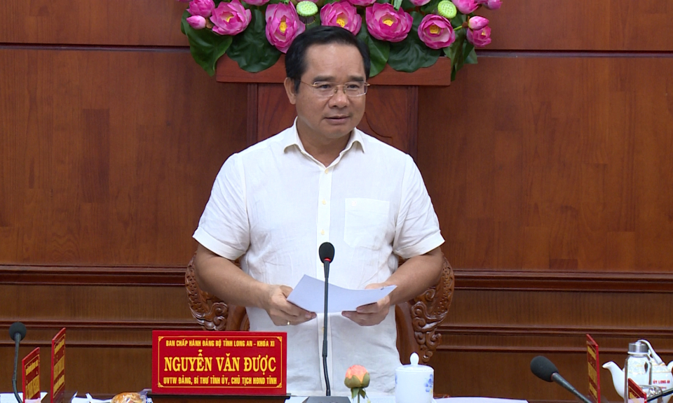 Ban Thường vụ Tỉnh uỷ làm việc với Ban Thường vụ Tỉnh đoàn