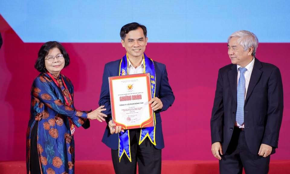Đồng Tâm giữ vững danh hiệu "Hàng Việt Nam chất lượng cao" năm 2024