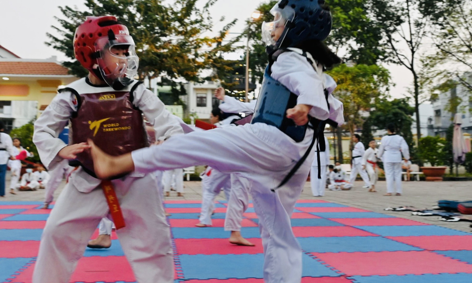 Bến Lức: Võ Taekwondo - Sân chơi rèn luyện tinh thần và ý chí