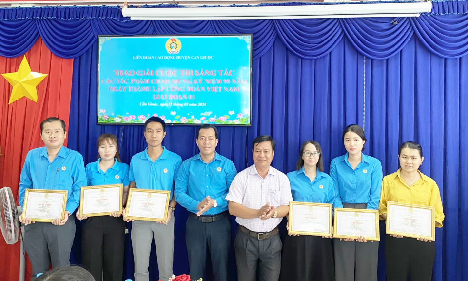 Liên đoàn Lao động huyện Cần Giuộc triển khai mô hình thi đua