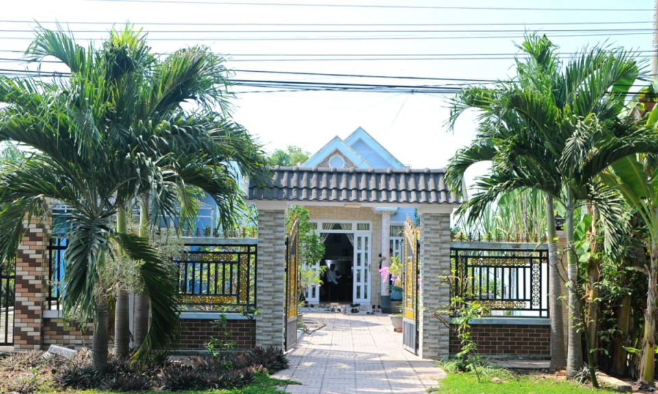  Xã Vĩnh Châu B, huyện Tân Hưng tổng kết Hội thi “Nhà sạch, cổng rào đẹp”