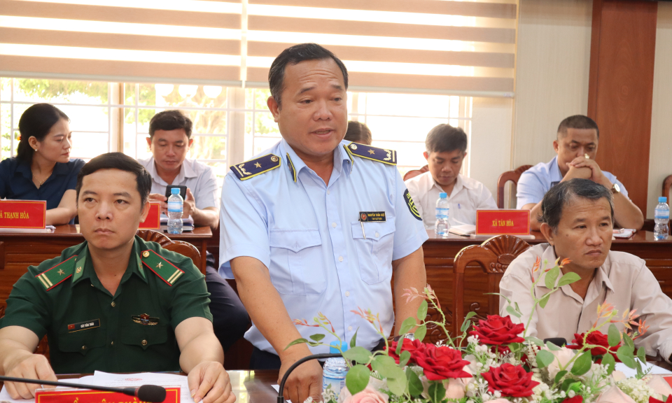 Bến Lức triển khai nhiệm vụ chống buôn lậu, gian lận thương mại, hàng giả 