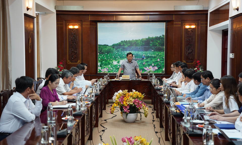 Lãnh đạo tỉnh làm việc với EVN về tình hình cung ứng điện