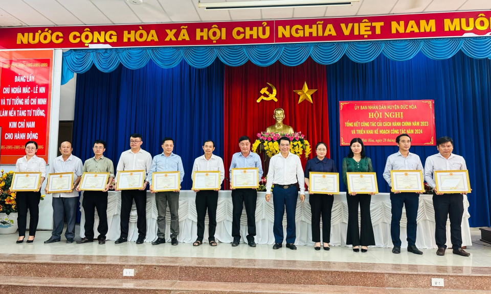 Đức Hòa tổng kết công tác cải cách hành chính năm 2023