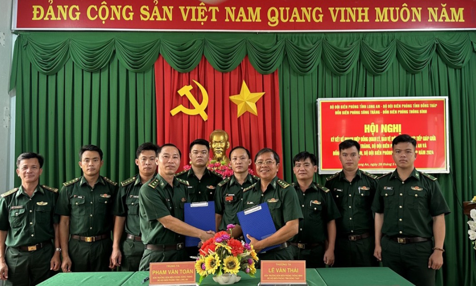 Ký kết hiệp đồng trong quản lý, bảo vệ biên giới khu vực tiếp giáp