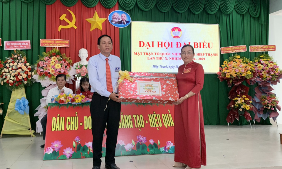Châu Thành hoàn thành Đại hội đại biểu Mặt trận Tổ quốc cấp cơ sở nhiệm kỳ 2024-2029