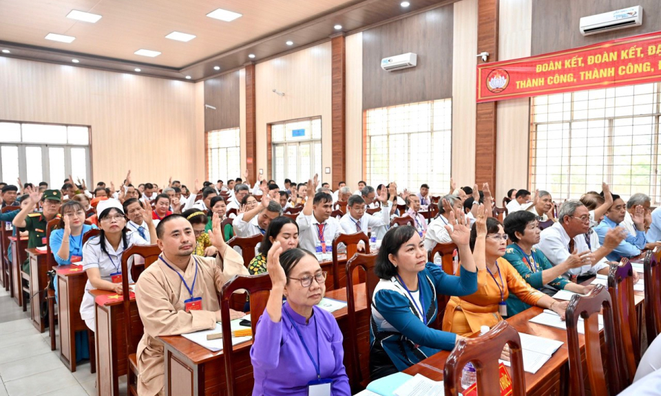Huyện Bến Lức hoàn thành Đại hội  Đại biểu MTTQ cấp xã, nhiệm kỳ 2024 -2029