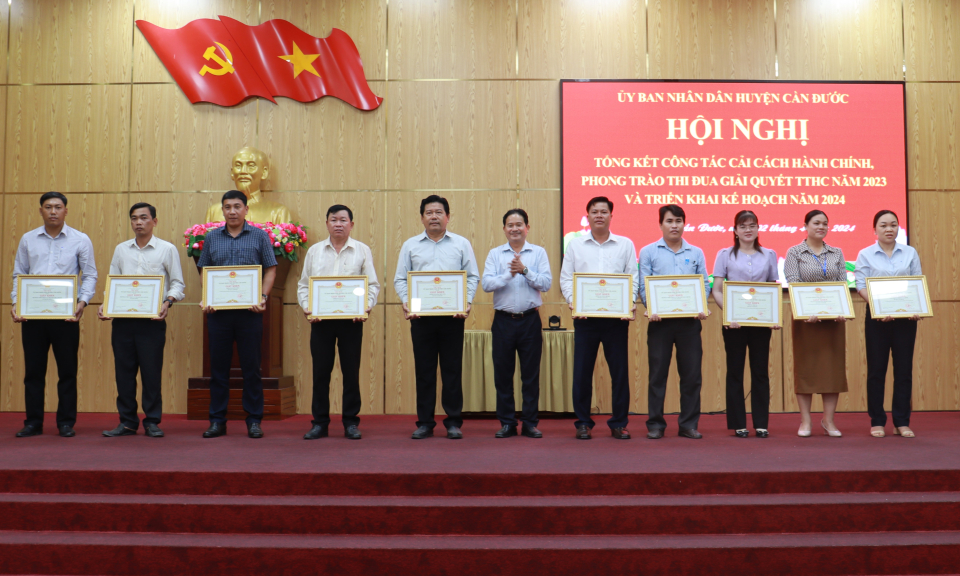 Cần Đước tổng kết công tác cải cách hành chính năm 2023