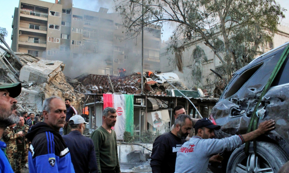 Israel không kích tòa lãnh sự Iran tại thủ đô của Syria, ít nhất 8 người thiệt mạng