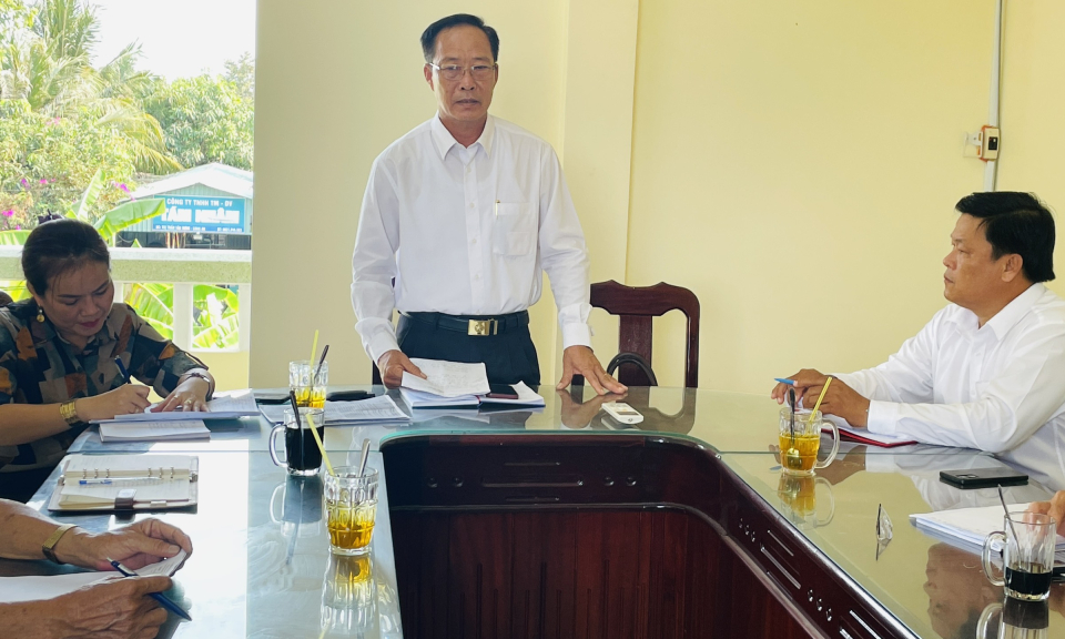 HĐND huyện Tân Hưng giám sát công tác xét xử các vụ, việc hôn nhân và gia đình