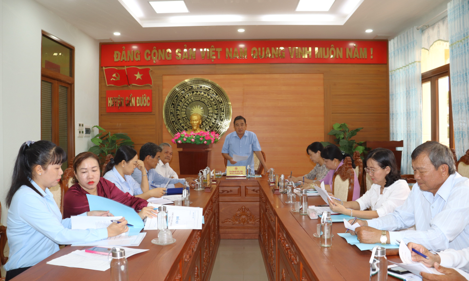 HĐND huyện Cần Đước đánh giá tình hình hoạt động quý I năm 2024