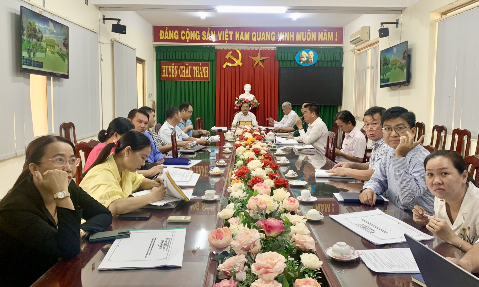 Huyện Châu Thành thông qua thiết kế các công trình xây dựng