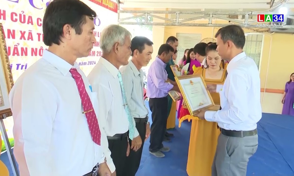 Xã Thái Trị đón nhận danh hiệu xã đạt chuẩn nông thôn mới năm 2023