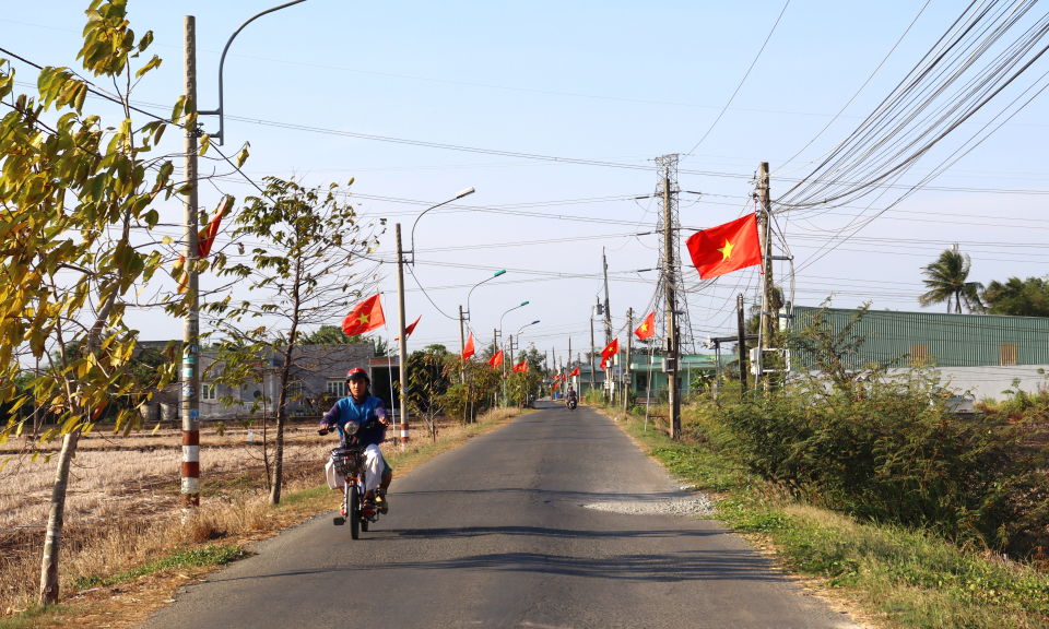 Huyện đoàn Cần Đước khánh thành Công trình thanh niên Đường cờ Tổ quốc tại Long Sơn