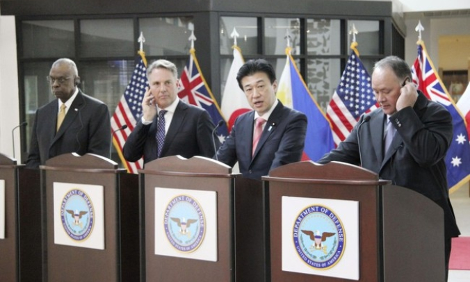 Mỹ, Australia, Nhật Bản và Philippines cam kết tăng cường hợp tác quốc phòng