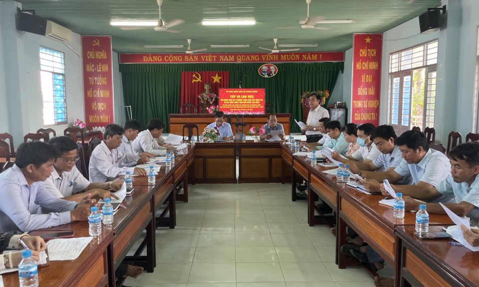 HĐND huyện Tân Hưng giám sát chuyên đề về xây dựng Nông thôn mới tại xã Thạnh Hưng