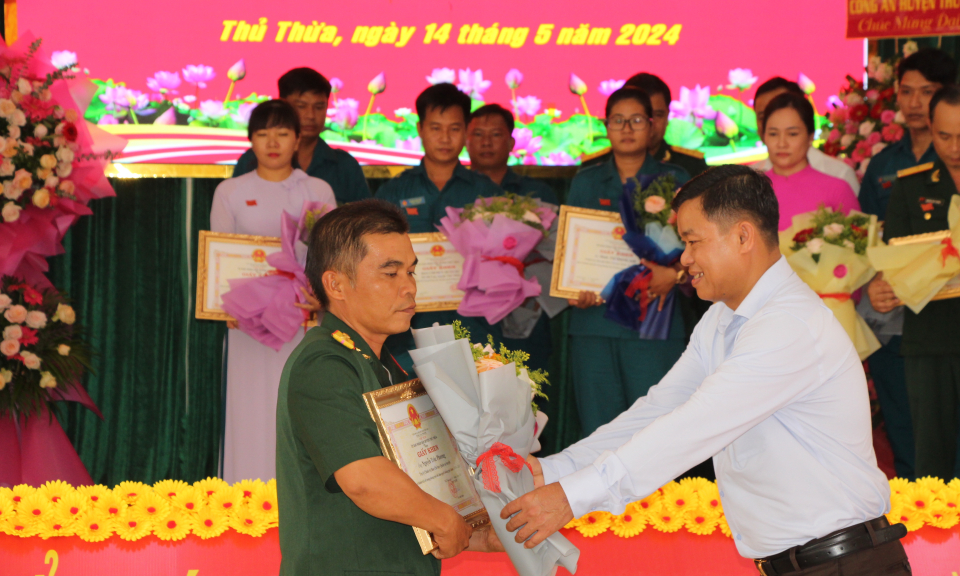Thủ Thừa: Đại hội thi đua quyết thắng lực lượng vũ trang huyện giai đoạn 2019 - 2024
