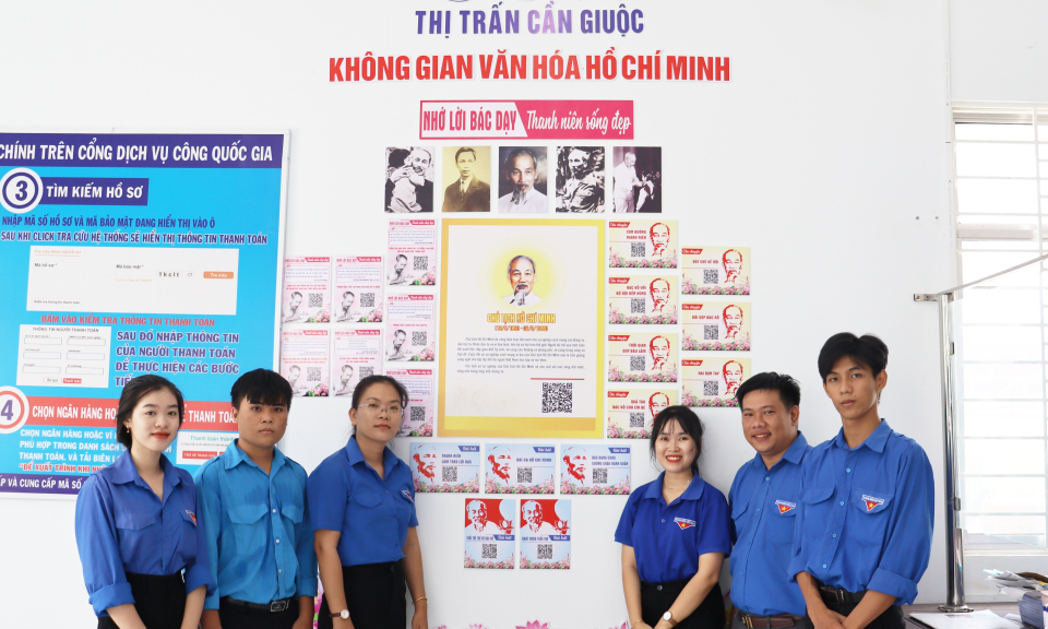 Huyện Cần Giuộc: Công trình “Không gian văn hóa Hồ Chí Minh – Nhớ lời Bác dạy Thanh niên sống đẹp”