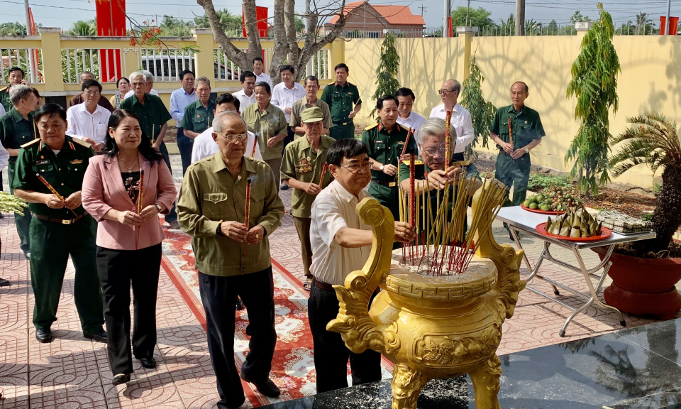 Huyện Châu Thành tổ chức Lễ tưởng niệm liệt sĩ Tiểu đoàn 263