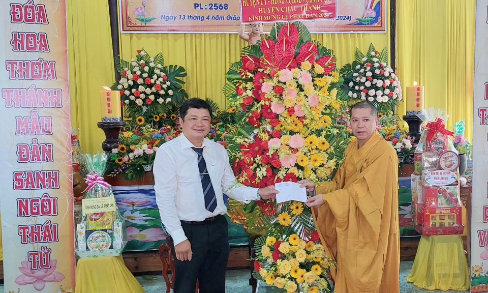 Huyện Châu Thành tổ chức Đại lễ Phật Đản