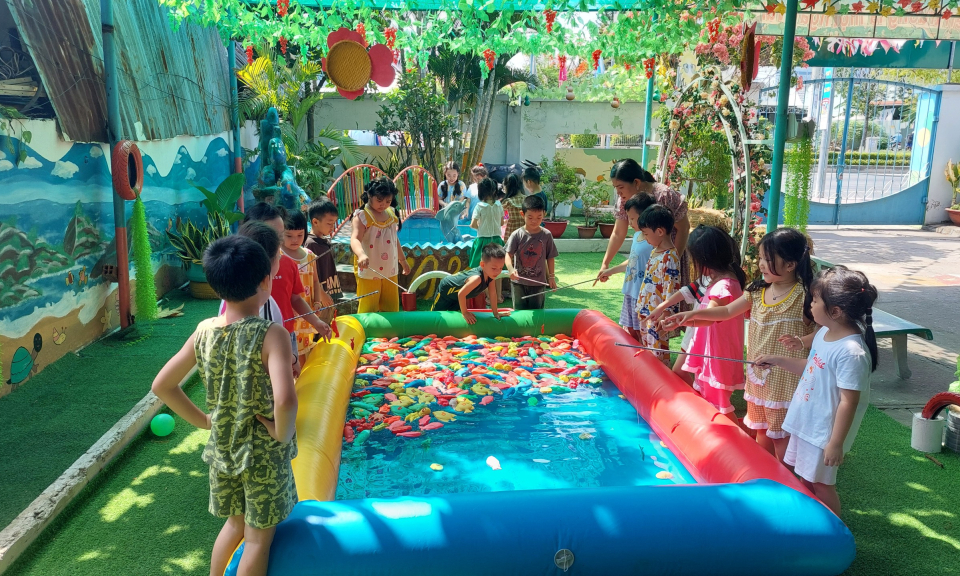 Mô hình “ Trò chơi câu cá ” giúp trẻ phát triển kỹ năng tư duy
