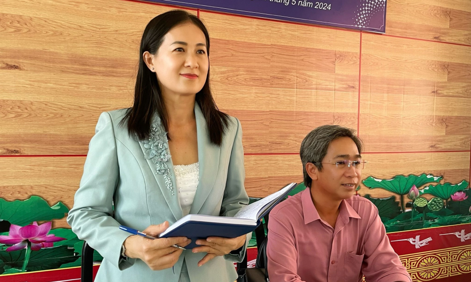 Tân Hưng sơ kết công tác thi đua truyền thanh cơ sở 06 tháng đầu năm 2024