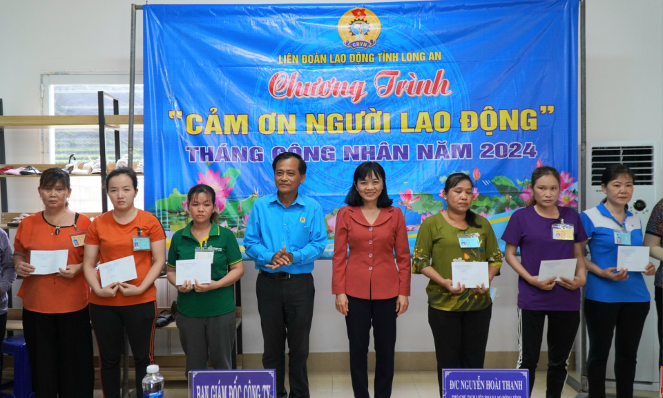 Chương trình “Cảm ơn Người lao động” tại Cần Giuộc