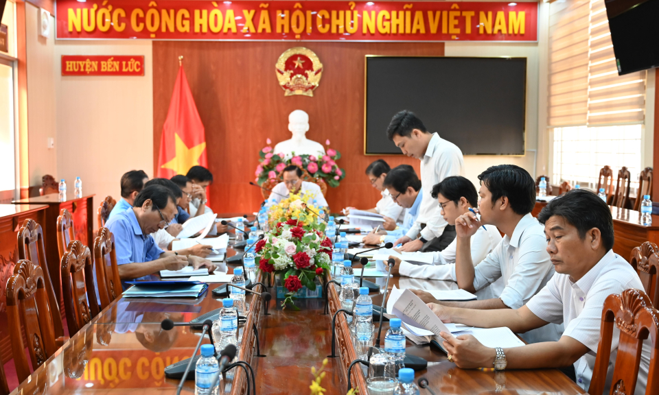 HĐND huyện Bến Lức giám sát tiến độ triển khai dự án dân cư ngoài ngân sách Nhà nước