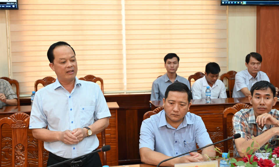 Bến Lức tiếp đoàn UBND huyện Dầu Tiếng đến học tập, trao đổi kinh nghiệm