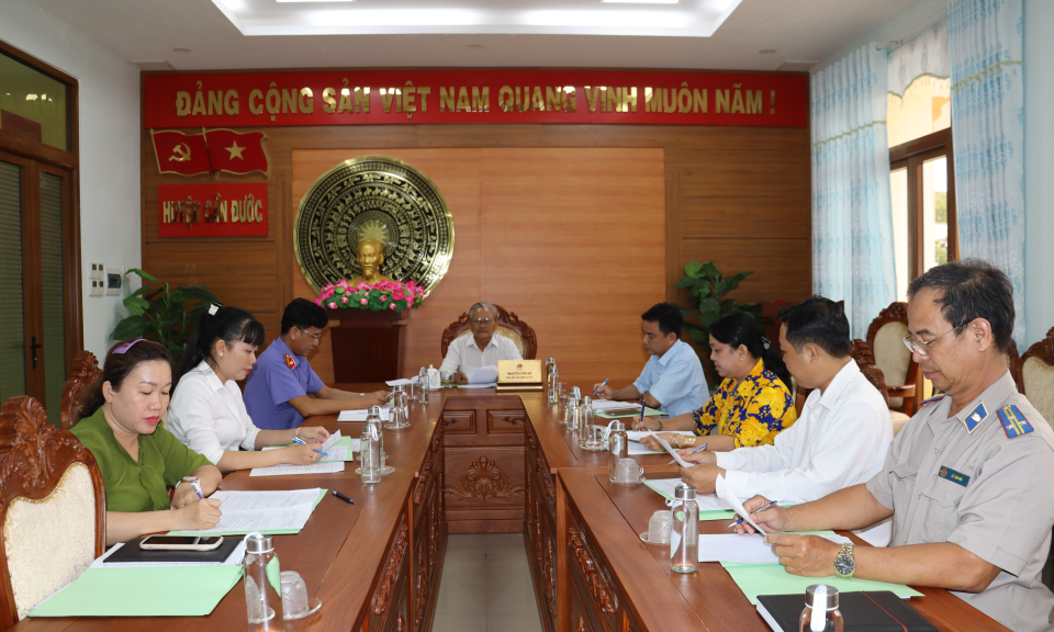 Huyện ủy Cần Đước triển khai quyết định, kế hoạch giám sát chuyên đề