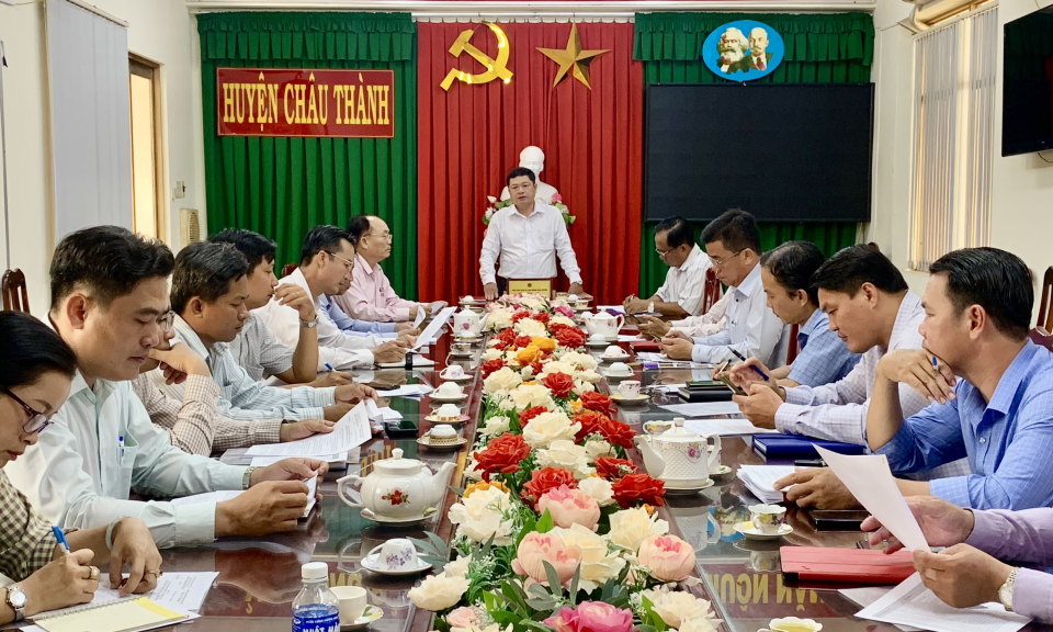 Châu Thành huy động tiền gửi Ngân hàng Chính sách xã hội 