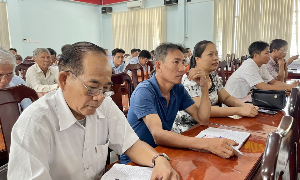 Tân Hưng tập huấn công tác quản lý Nhà nước trên lĩnh vực văn hóa