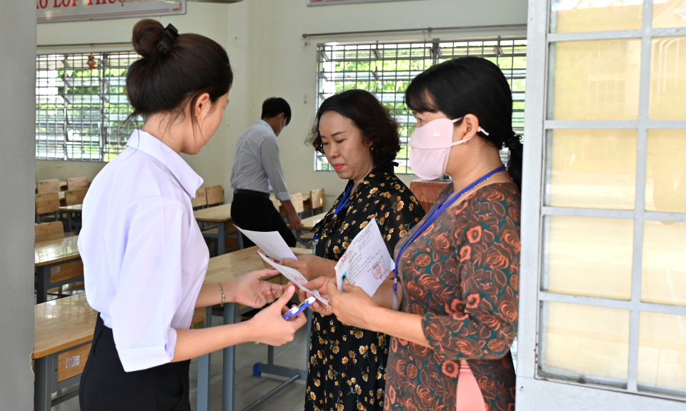 Bến Lức: 2.785 thí sinh bước vào kỳ thi tuyển sinh lớp 10