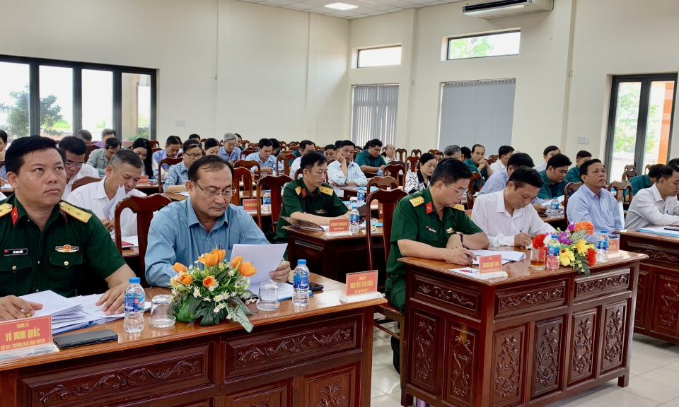 Huyện Châu Thành sơ kết 05 năm thực hiện Nghị định Chính phủ về khu vực phòng thủ