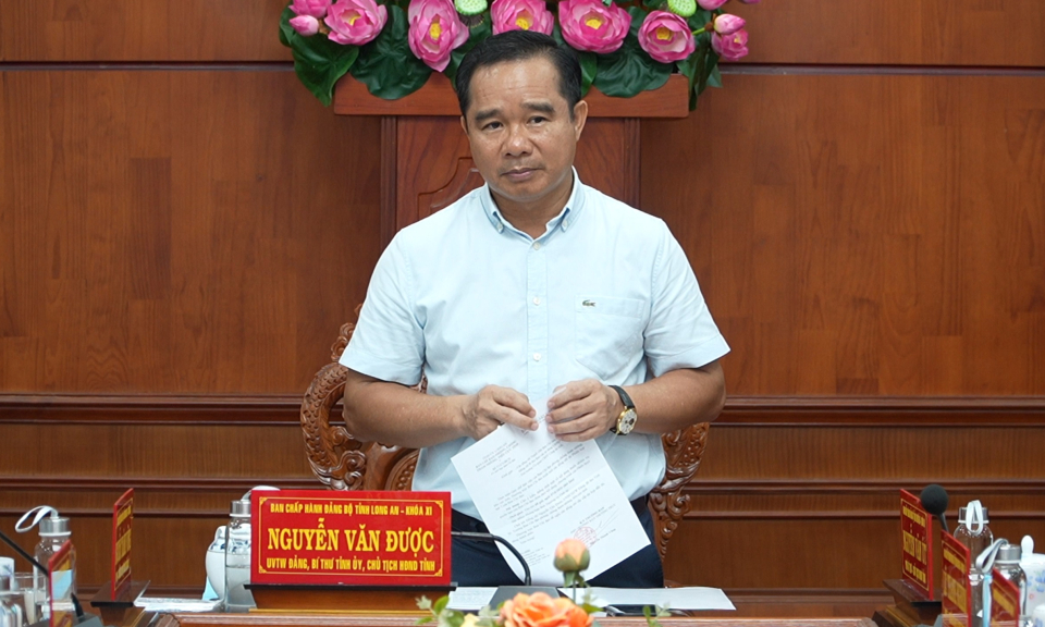Ban chỉ đạo phòng, chống tham nhũng, tiêu cực tỉnh họp phiên thứ 7