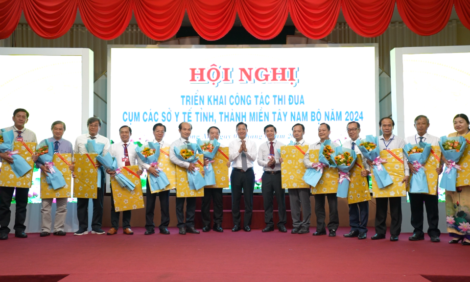 Triển khai công tác thi đua Cụm các Sở y tế tỉnh thành miền Tây Nam Bộ năm 2024