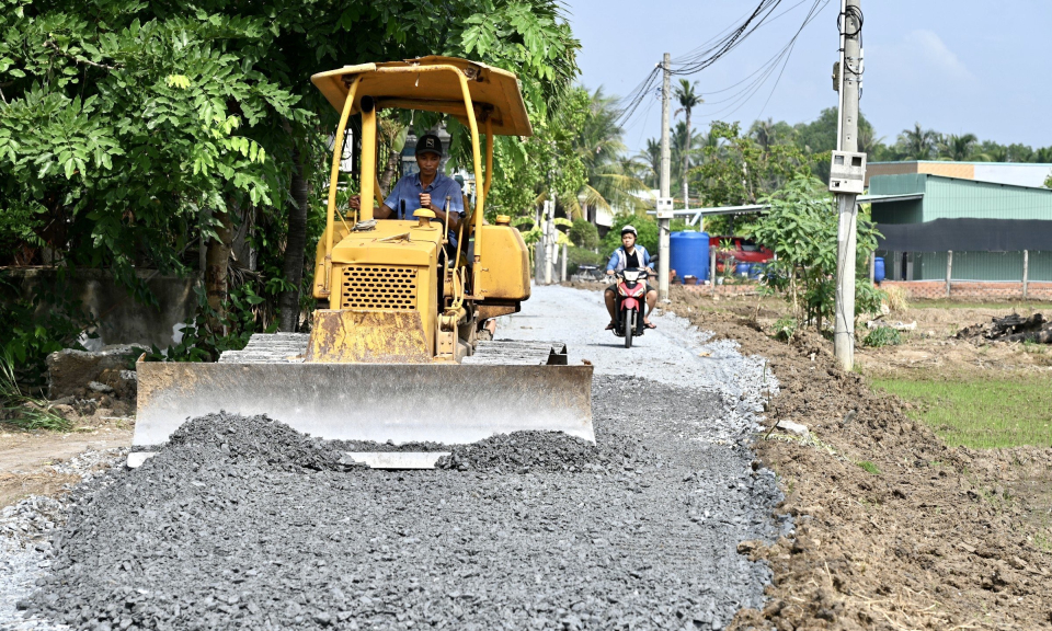 Bến Lức: Xã Long Hiệp thực hiện tiêu chí giao thông trong xây dựng nông thôn mới nâng cao