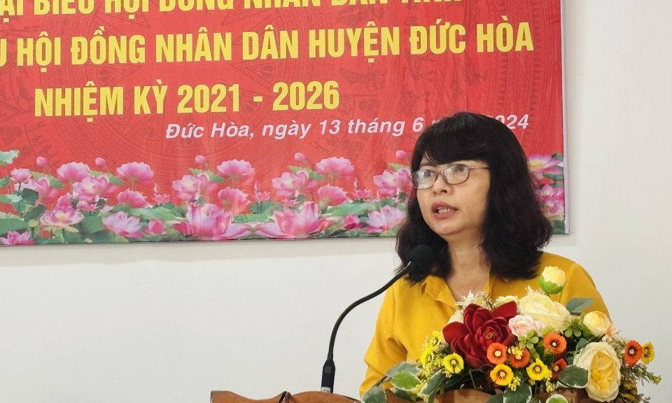 Đại biểu HĐND tỉnh tiếp xúc cử tri 4 xã, thị trấn huyện Đức Hòa