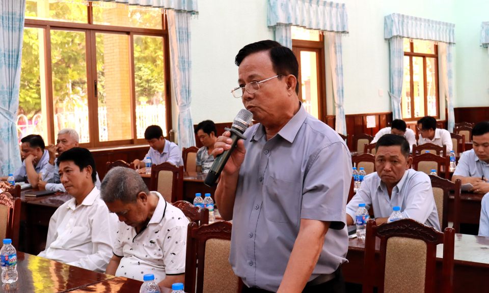 Liên minh Hợp tác xã tỉnh khảo sát hoạt động các hợp tác xã tại Cần Đước