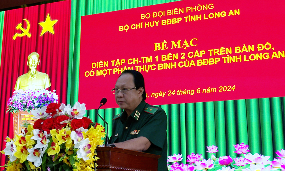 Bộ đội Biên phòng bế mạc diễn tập Chỉ huy - Tham mưu  1 bên 2 cấp