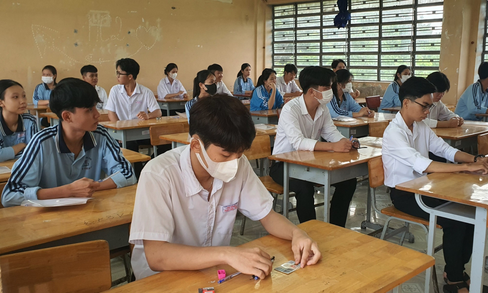 Huyện Tân Thạnh có 652 thí sinh dự thi tốt nghiệp THPT năm 2024