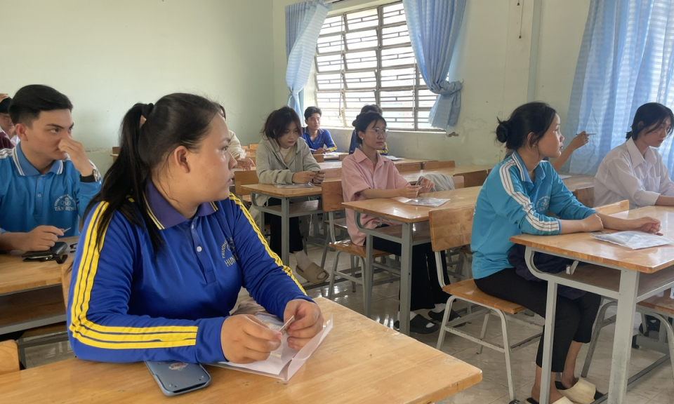 Tân Hưng có 346 thí sinh đăng ký dự thi tốt nghiệp THPT năm 2024