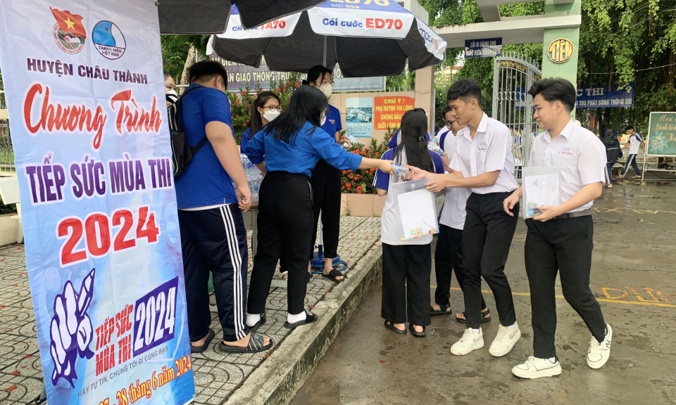 Huyện Châu Thành có 956 thí sinh dự thi tốt nghiệp THPT 2024