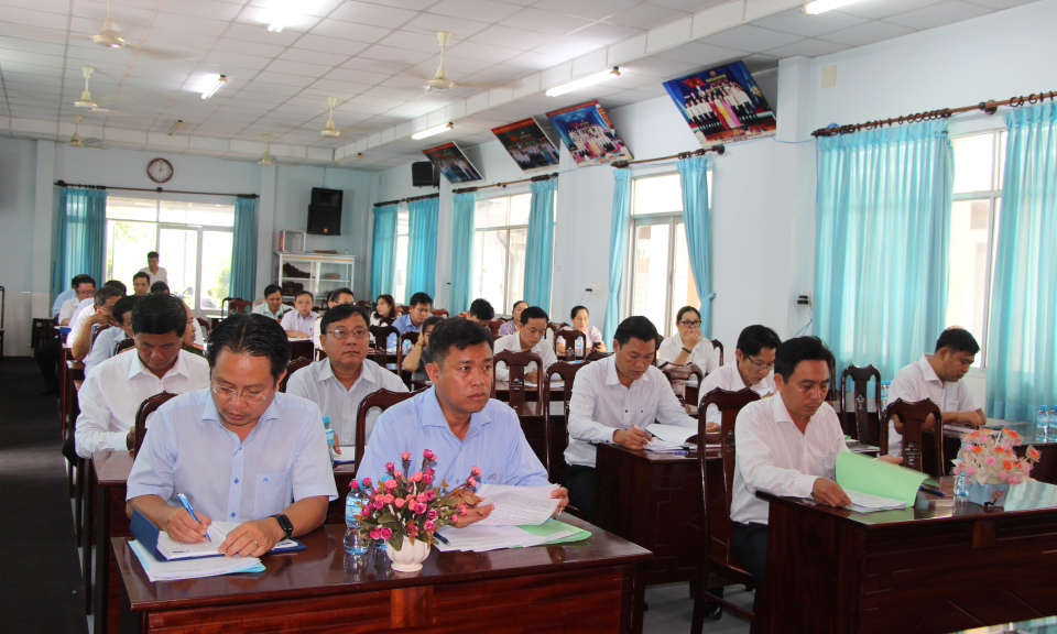Thủ Thừa đảm bảo tốt công tác chuẩn bị đại hội Đảng bộ huyện lần thứ XIII,  nhiệm kỳ 2025 - 2030