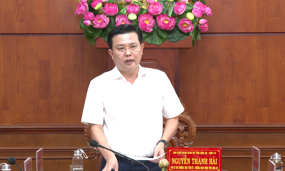 Long An: Giao ban các cơ quan Khối Nội chính quý II/2024