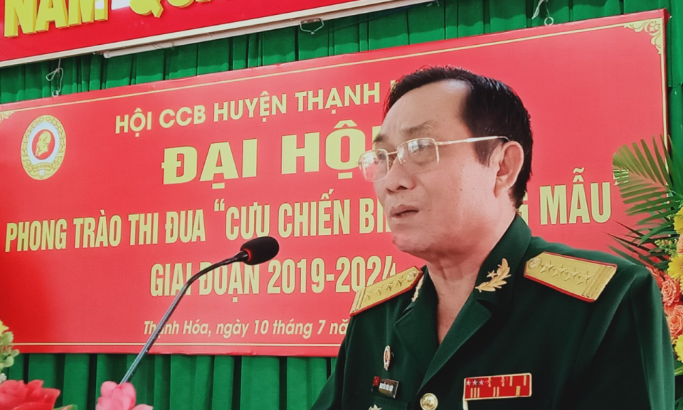 Thạnh Hóa Đại hội Phong trào thi đua “Cựu chiến binh gương mẫu” giai đoạn 2019- 2024