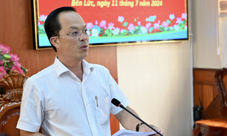 Bến Lức: Đánh giá tình hình kinh tế - xã hội 6 tháng đầu năm